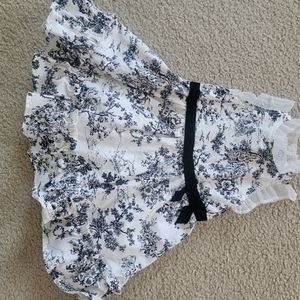 Janie and Jack Black and White Toile Dress